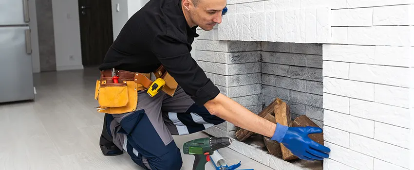 Fireplace Damaged Damper Frame Repair Services in Westminster, Maryland