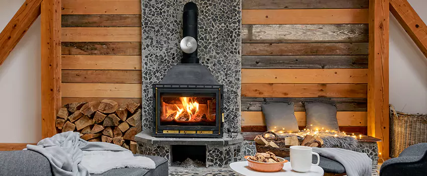 Thelin Hearth Products Direct Vent Gas Stove Fireplace Inspection in Westminster, Maryland